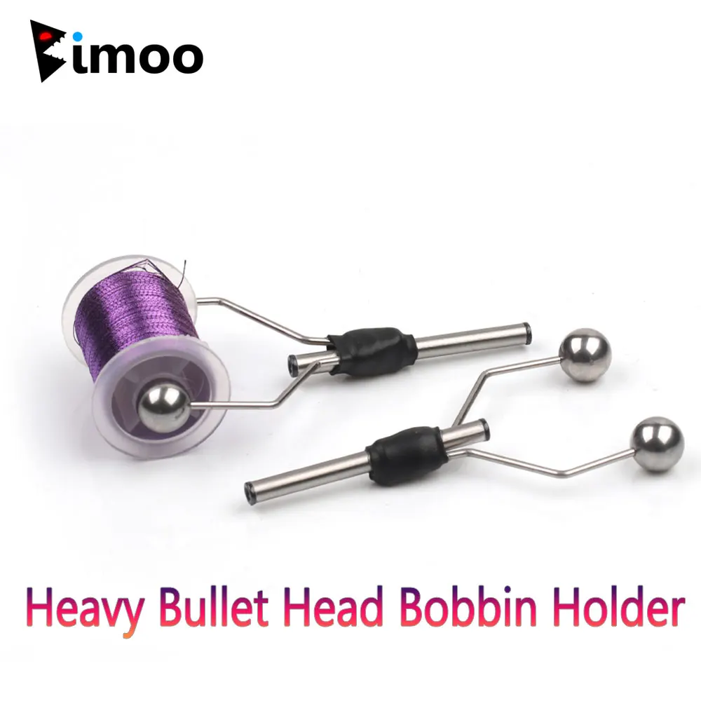 

Bimoo 1PC Heavy Bullet Head Bi-ceramic Tip Fly Tying Bobbin Holder For Standard Bobbin Fishing Flies Lure Baits Making Tool