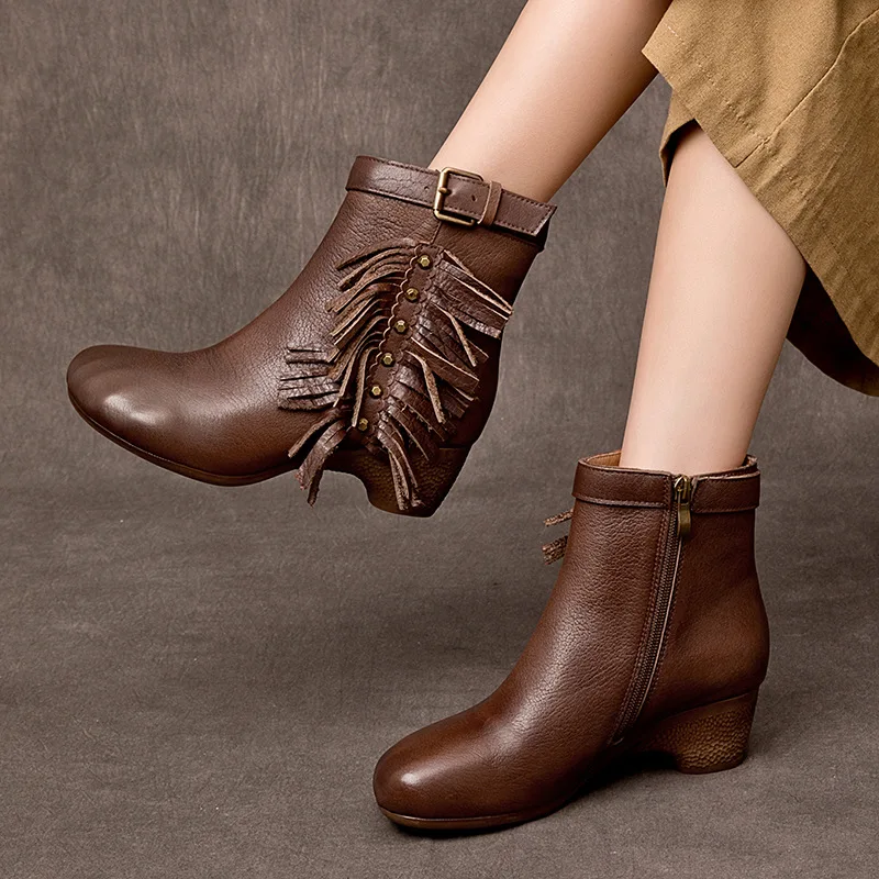 Ботильоны женские кожаные Koznoy 4 5 см из натуральной кожи