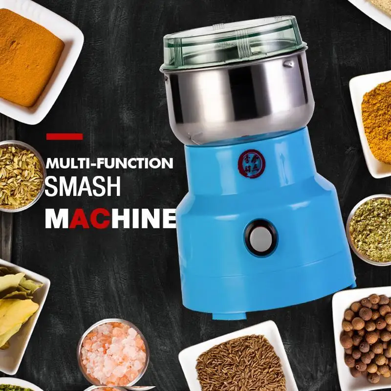 

Electric Coffee Grinder for Home Nut Beans Spices Blender Grains Grinder Machine Kitchen Multifunctional Coffe Chopper Blade