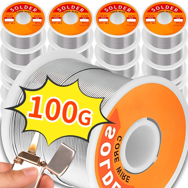 100/50 г низкотемпературная легкоплавкая проволока для припоя металлическая медь