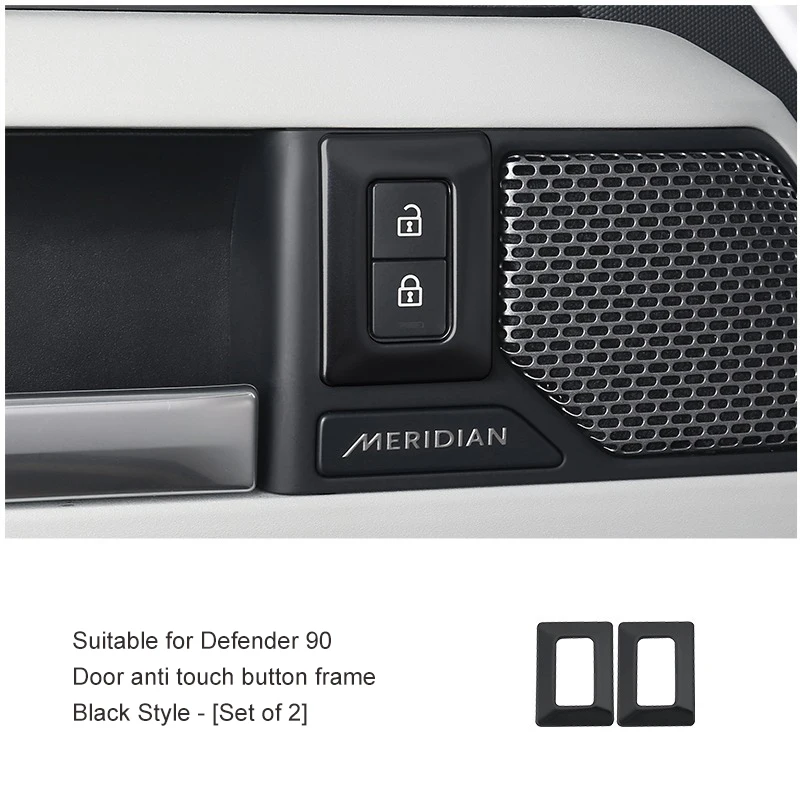 

Кнопка автомобильной двери для Land Rover Defender 90 110 2020-2024, из алюминиевого сплава, с защитой от ошибок, с сенсорной рамкой, декоративные аксессуары
