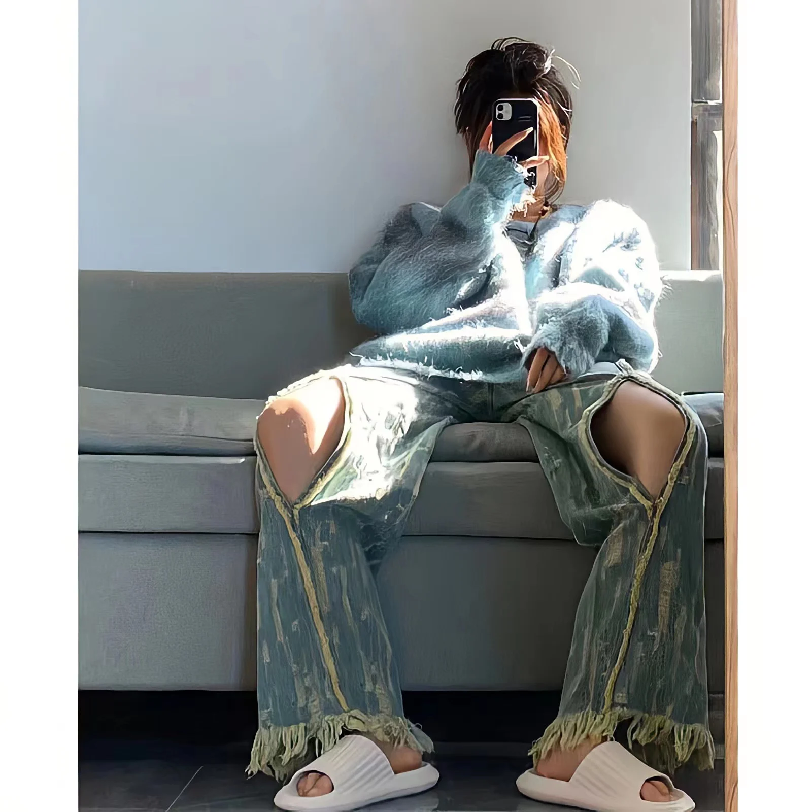 Рисунок 3 - 2023 корейские уличные ретро джинсы