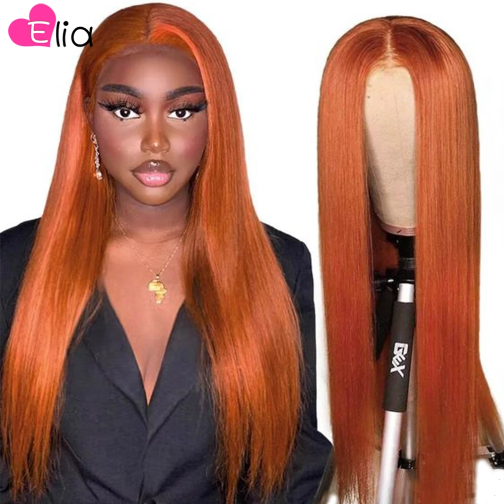 

Elia Hair 13x 6, парики из человеческих волос на сетке спереди 13x 4, парик на сетке спереди для черных женщин, натуральные волосы Brazilan, парик из прямы...