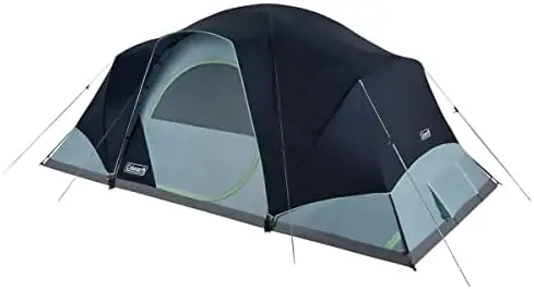 

Семейная кемпинговая палатка XL, купольная палатка на 8/10/12 человек с 5-минутной установкой, с мушкой от дождя, сумкой для переноски, карманами для хранения, вентиляцией,