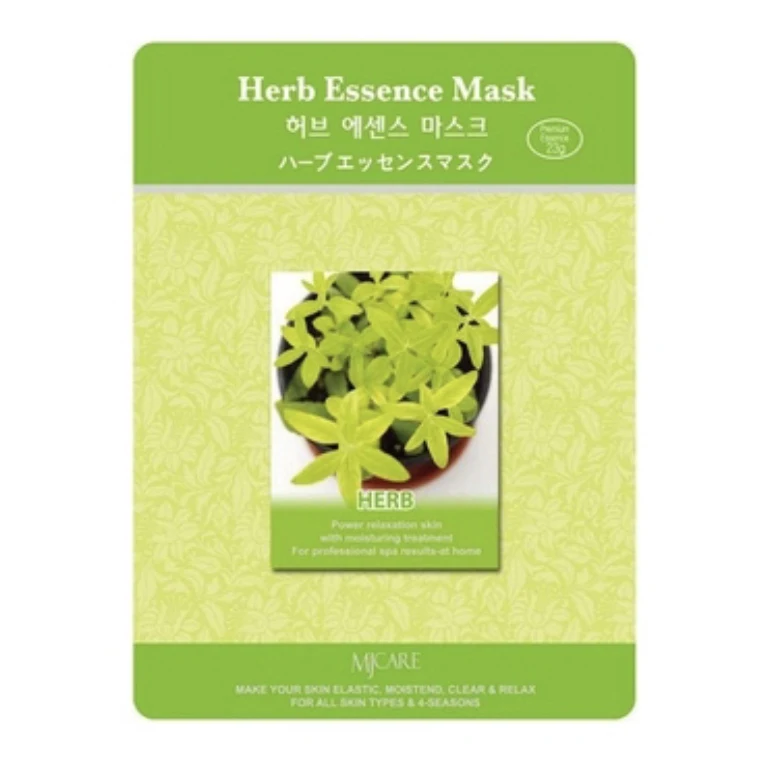 Маска для лица тканевая с экстрактом трав Mijin Herb | Маски