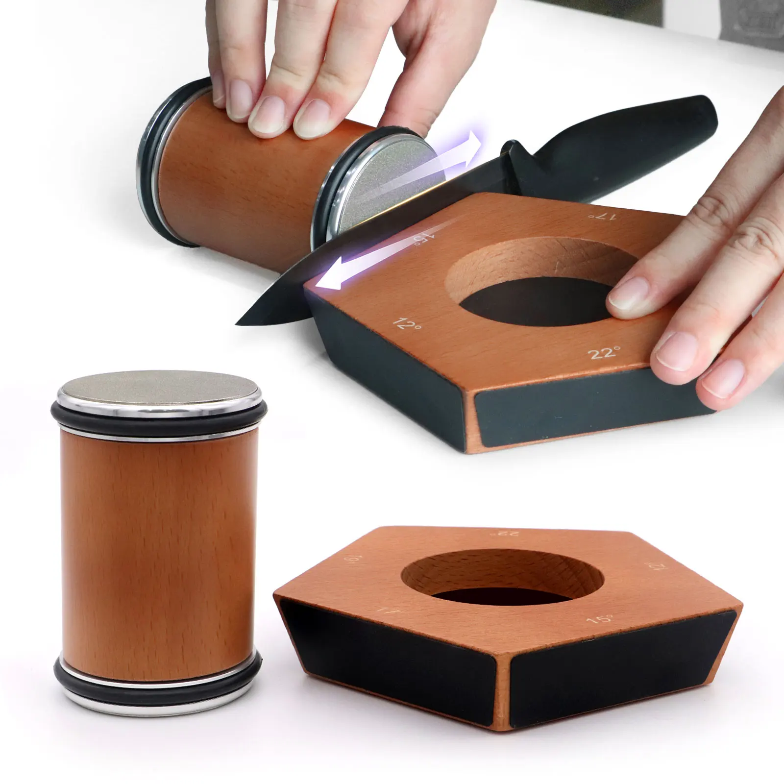 Точилка для ножей алмазный инструмент заточки набор точилок с магнитным