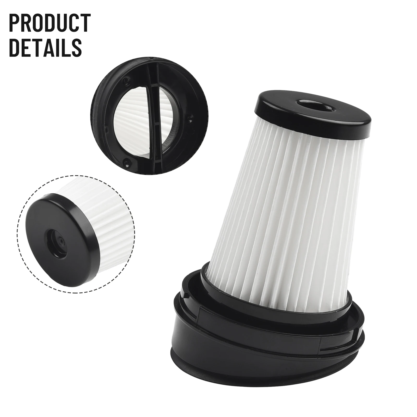 

Складной фильтр для Grundig Cyclonic 21,6 V, для Invictus 1, для Domo 21,6 V, подметальная Фототехника, запасные части