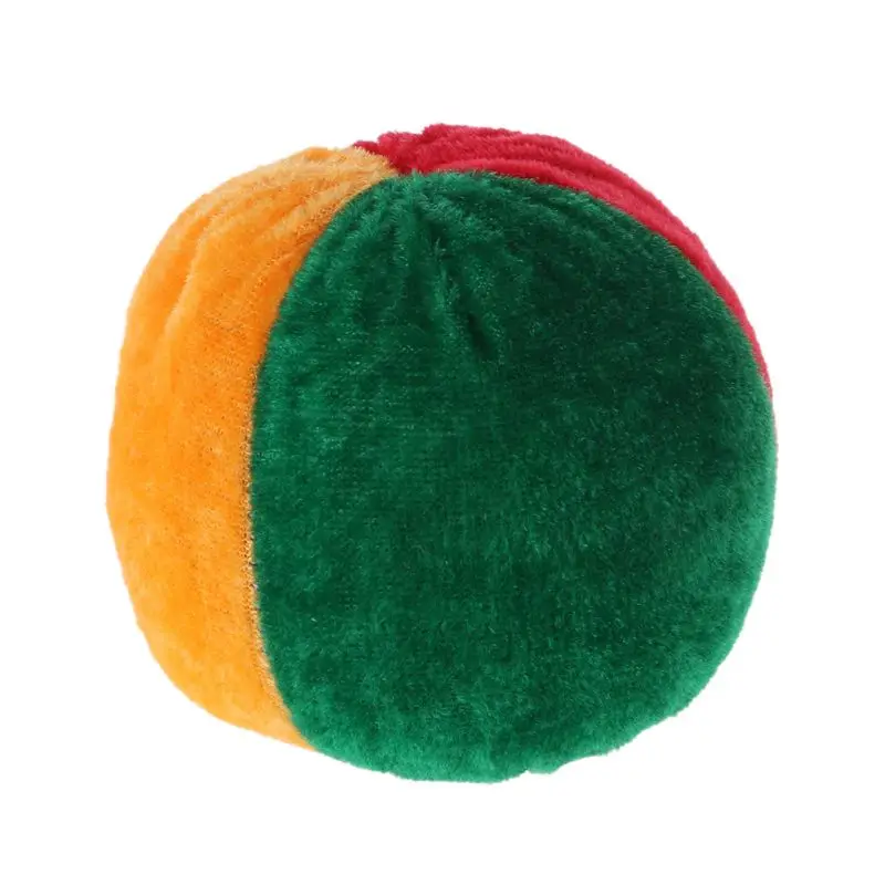 

New Soft Colorful Juggling Ball Handmade Children Footbag Kindergarten Supplies