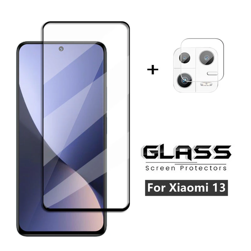 

Full Cover Glass For Xiaomi 13 Tempered Glass Xiaomi 13 Screen Protector Protective Phone Camera Lens Film Xiaomi 13