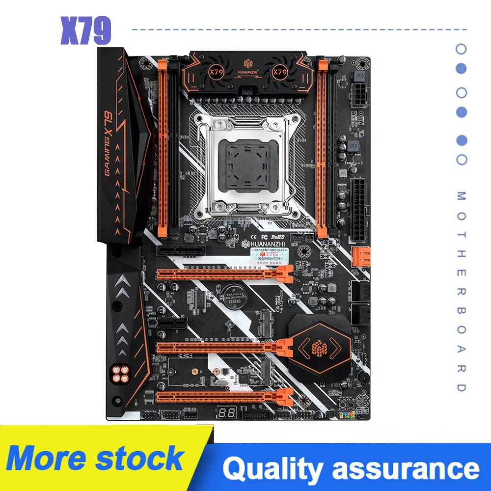 

X79 DELUXE V7.1 Motherboard LGA 2011 ATX USB3.0 SATA3 PCI-E NVME M.2 support REG ECC NON-ECC memory
