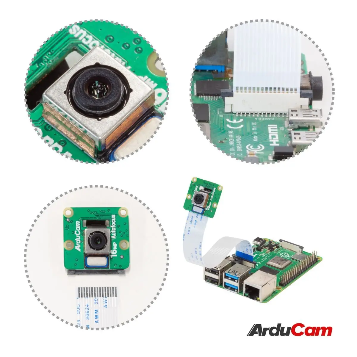 Модуль камеры Arducam IMX519 PDAF и CDAF с автофокусом для Raspberry Pi Jetson Nano Xavier NX NVIDIA Orin NX/AGX