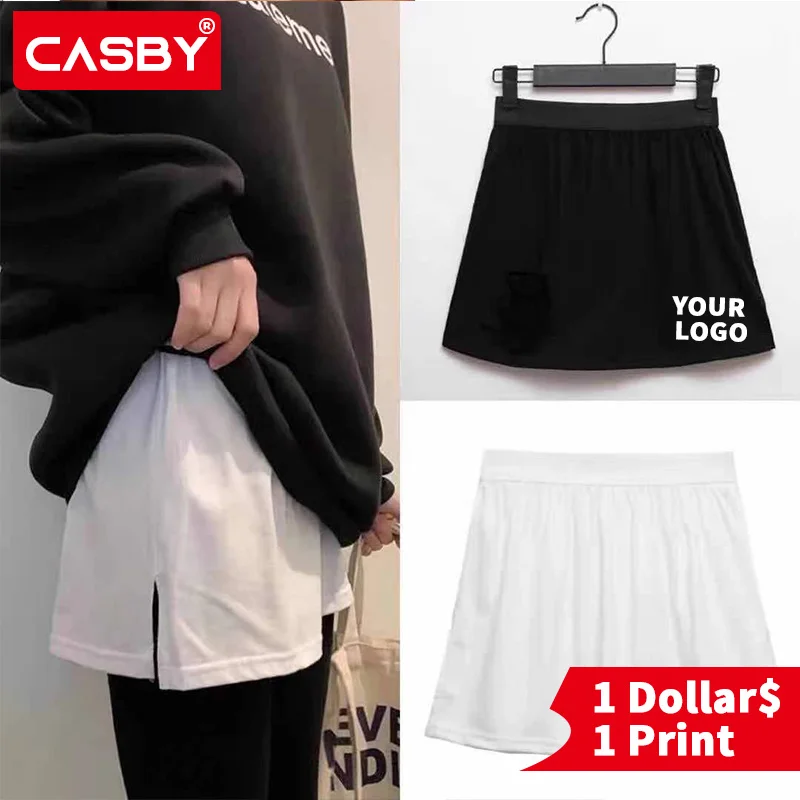 

Skirt Bottoming Artifact For Sweater All-Match Small White Skirt Fart Curtain Fake Hem Sweater