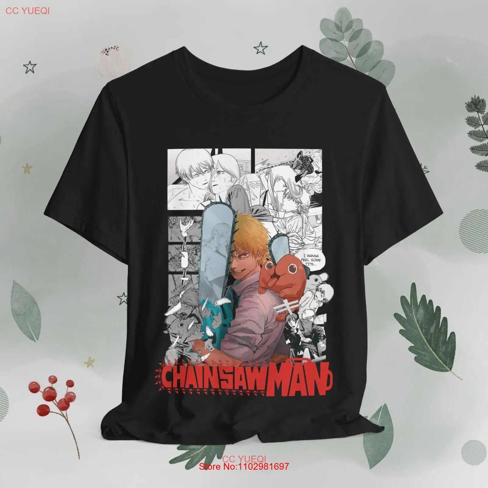 Футболка для фанатов бензопилы Tatsuki Fujimoto Asa Mitaka аниме манга
