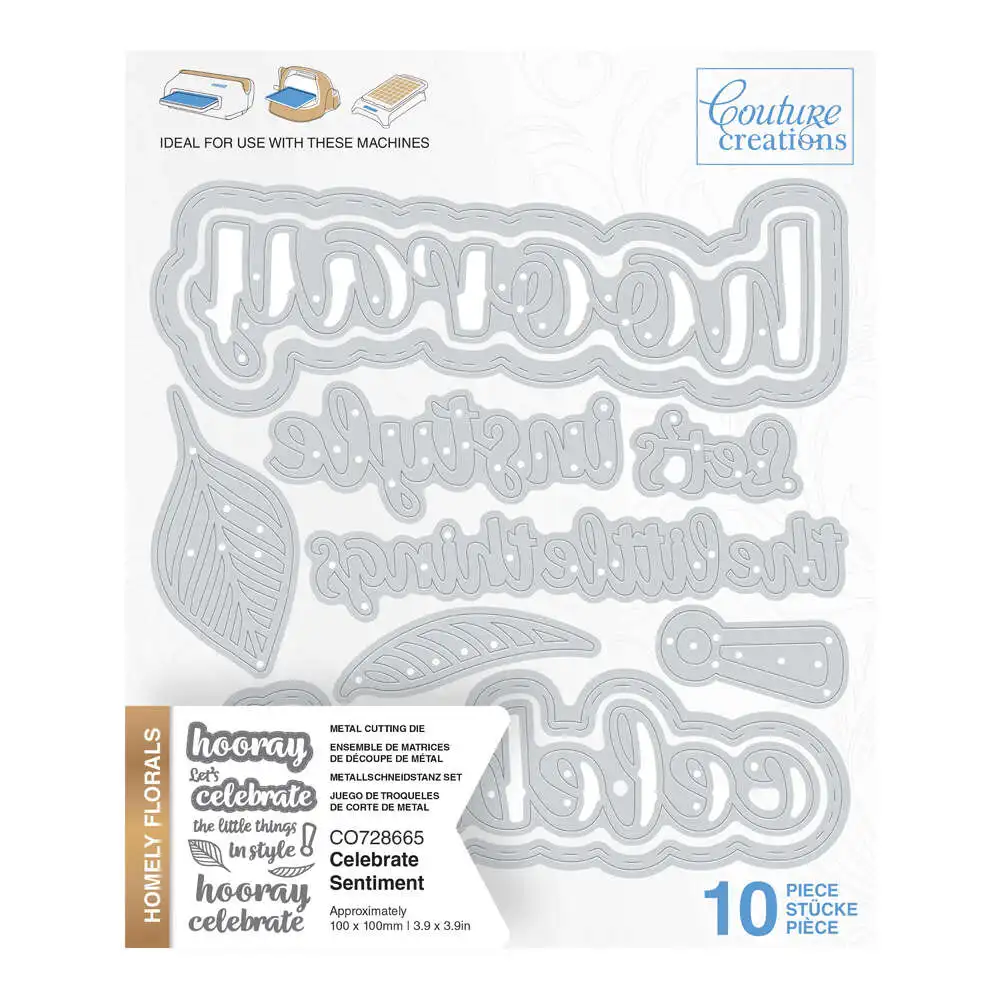 

Celebration Style Cutting Dies For DIY Scrapbooking Paper Cards Gift Cards Decorative Handcraft Metal Die Cut Templates