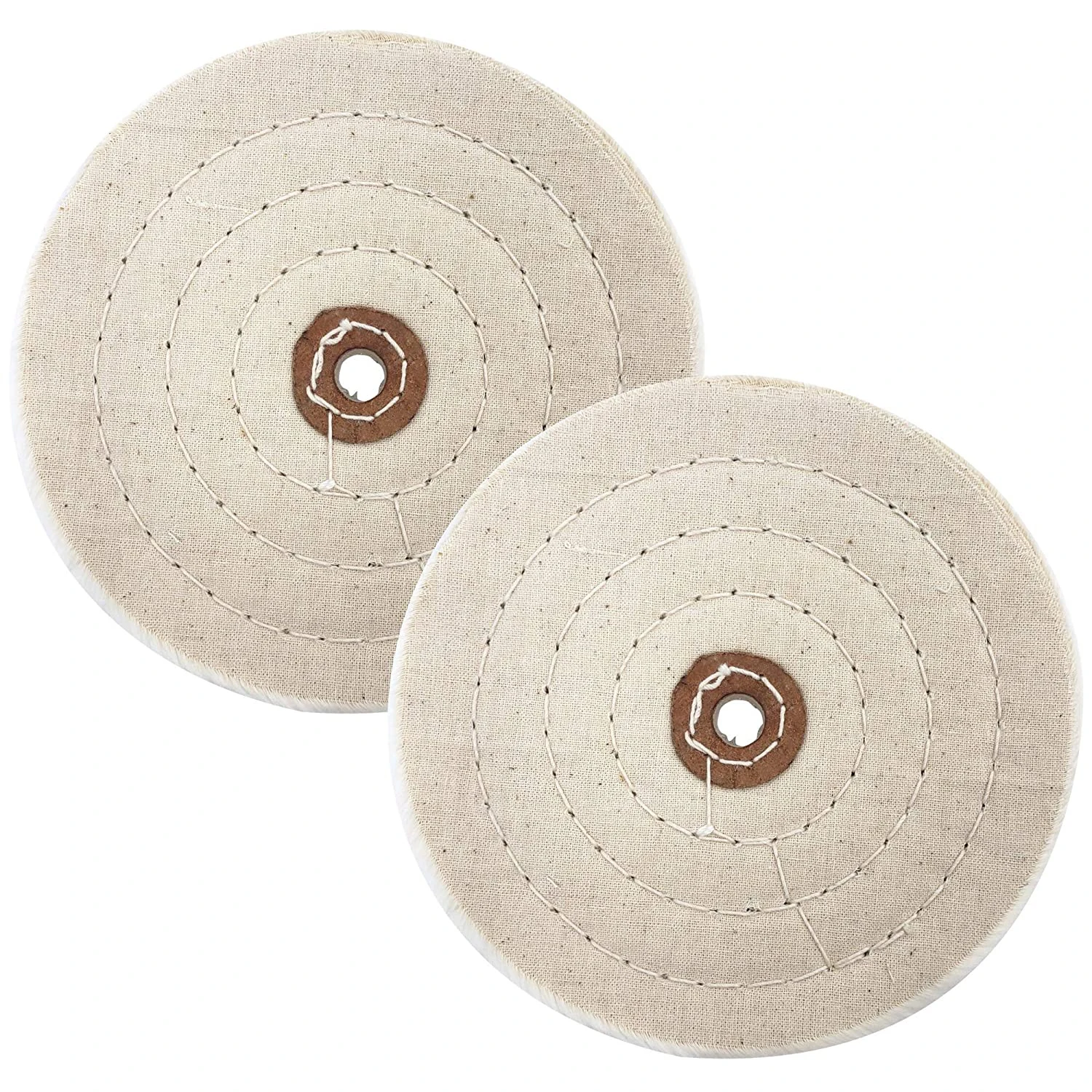 

White 50-300mm Cotton Lint Cloth Buffing Wheel Gold Silver Jewelry Mirror Polishing Wheel 4mm Inner Hole 50 Layers