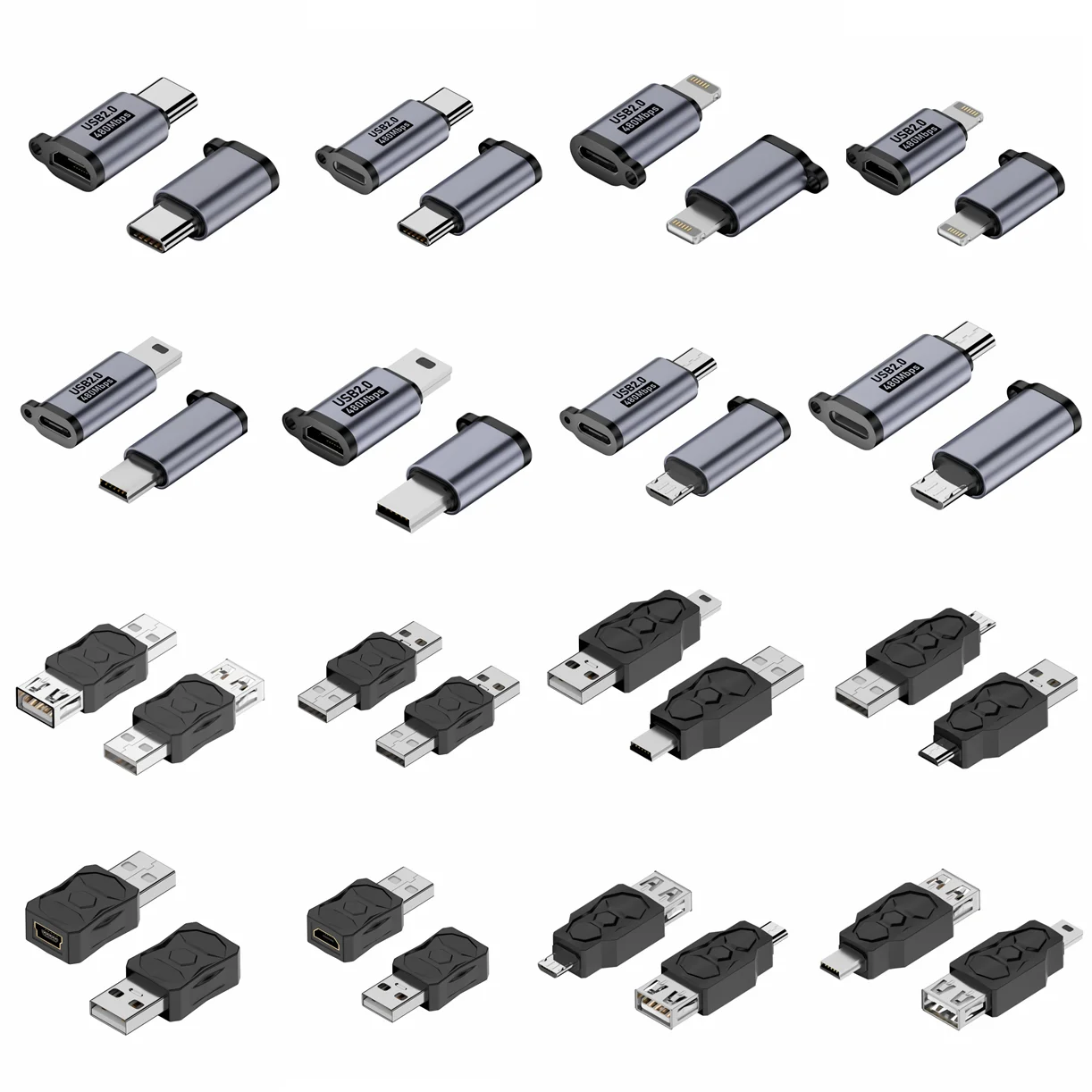 Адаптер USB Type-C Мама-папа Micro