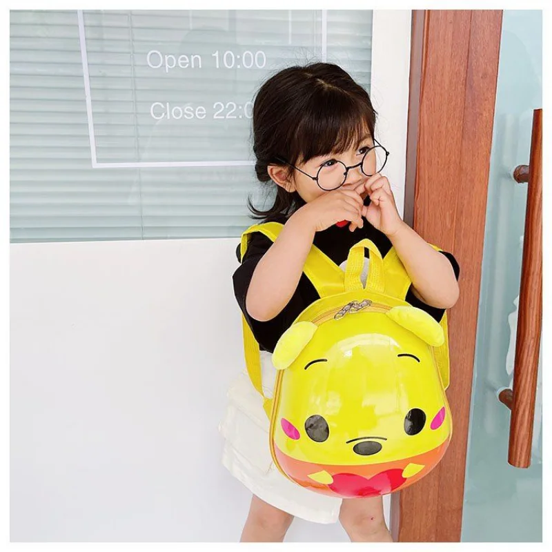 Disney Children's Backpack for Girls Kindergarten Students Minnie Schoolbag Cute Winnie Bear Mini Toddler Backpack Free Shipping