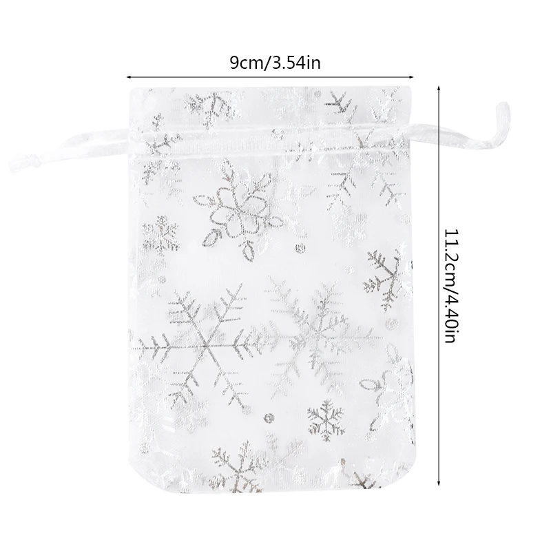 

Рождественские подарочные пакеты из органзы YONGSNOW