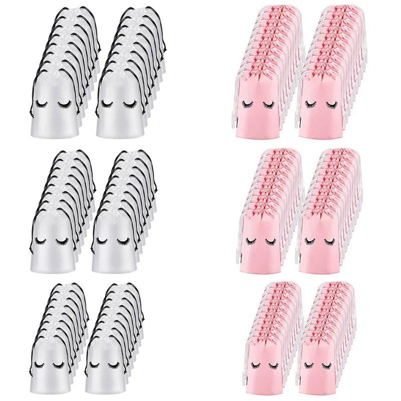 

50 шт., пластиковые пакеты для косметики, с Кулиской