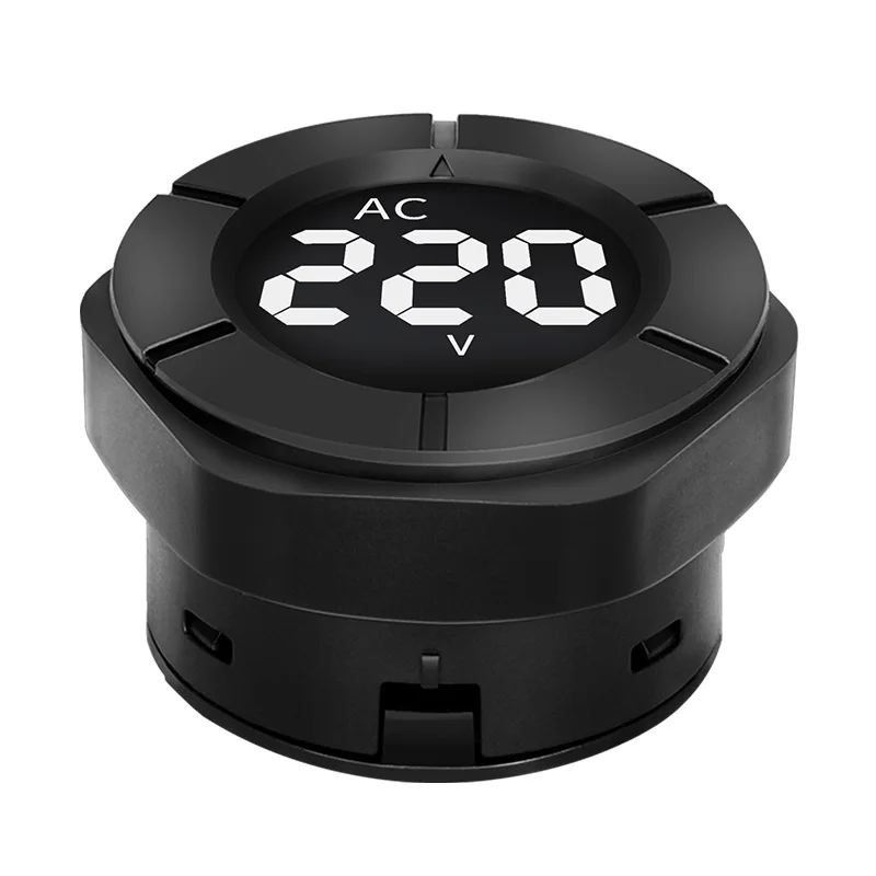

PZEM-024V однофазный цифровой вольтметр AC 500v Индикатор напряжения круглый ЖК-тестер Вольтметр Электрический вольтметр