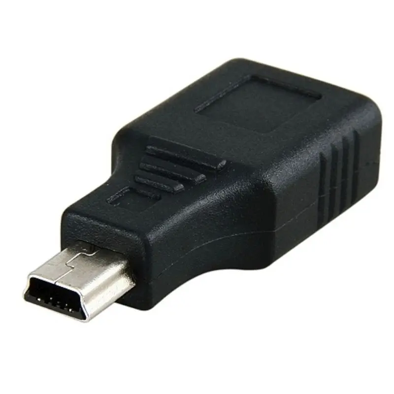 Переходник Mini USB (штекер)/USB (гнездо) поддержка OTG для передачи и синхронизации