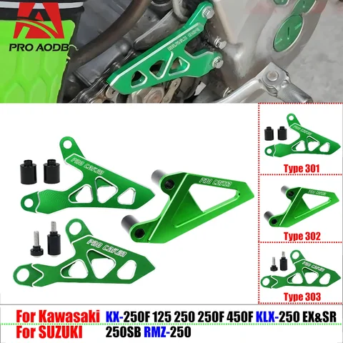 Передняя крышка звездочки, защита цепи для мотоцикла Kawasaki D-TRACKER KX125 250 RMZ KX250F 450F 250 250F 450F KLX250 и т. д.