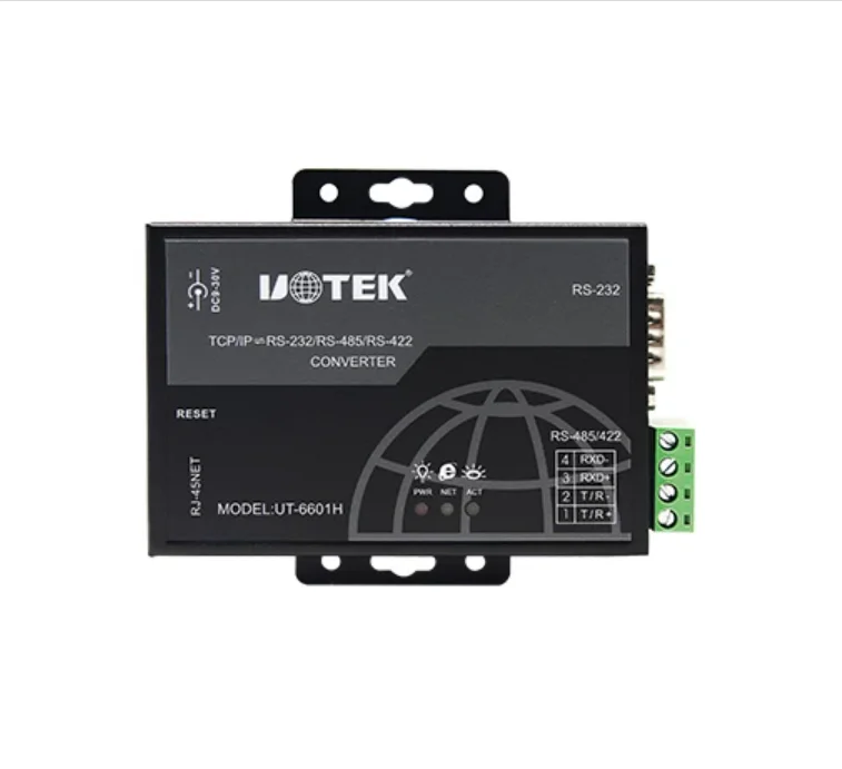 10/100M TCP/IP to RS-232/485/422 Serial Device Server UT-6601H |