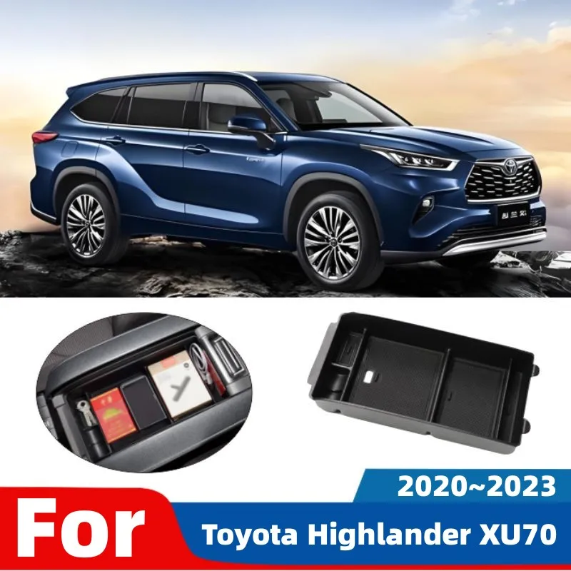 

Toyota Highlander XU70 2020-2023 Гибридный Ящик Для Хранения В Подлокотнике Центральной Консоли - Органайзер Для Аксессуаров ...