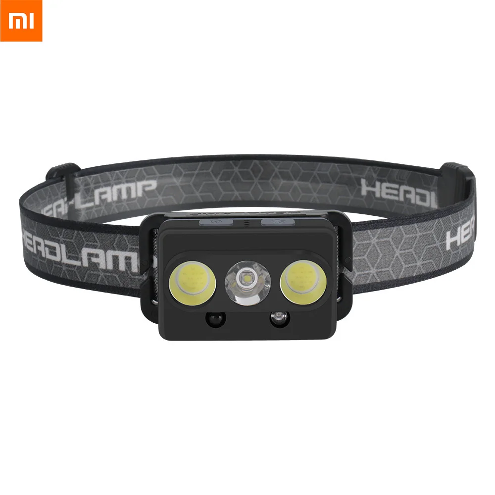 

Xiaomi Mijia Cob Led Mini Headlight Go Motion Sensor 7-Mode Rechargeable Headlight Waterproof Drechargeable Water Head Torch for