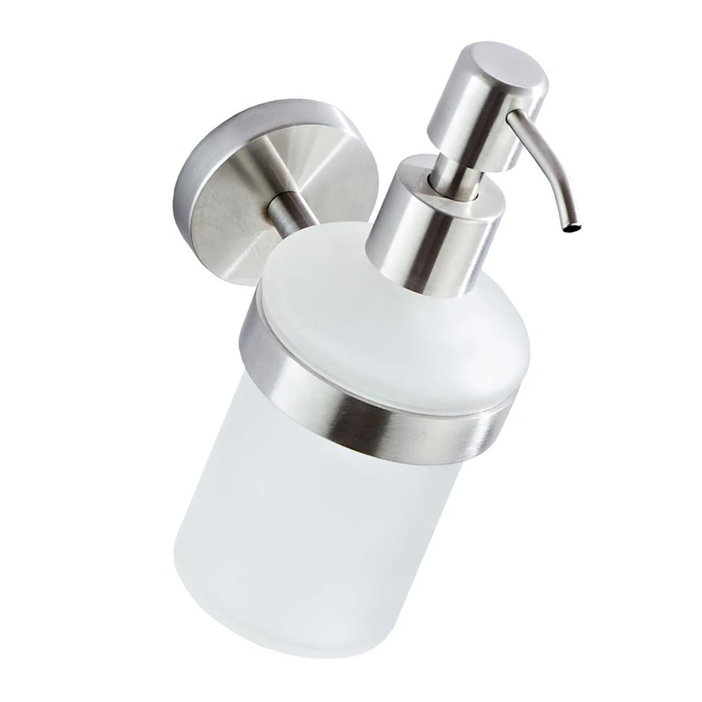 

Настенный диспенсер для мыла из нержавеющей стали с пластиковой головкой