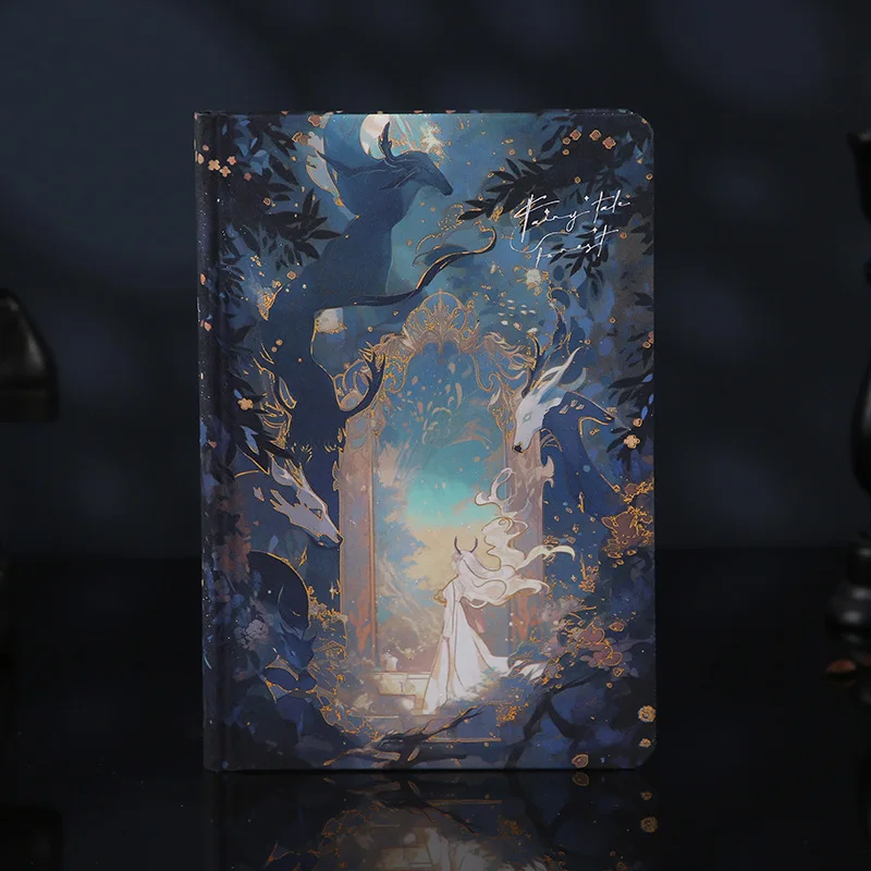 

Блокнот В Твердом Переплете Формата А5 С Тиснением, Полноцветная Иллюстрация, 128 Страниц, Офисный Дневник Для Учебы, QP-22