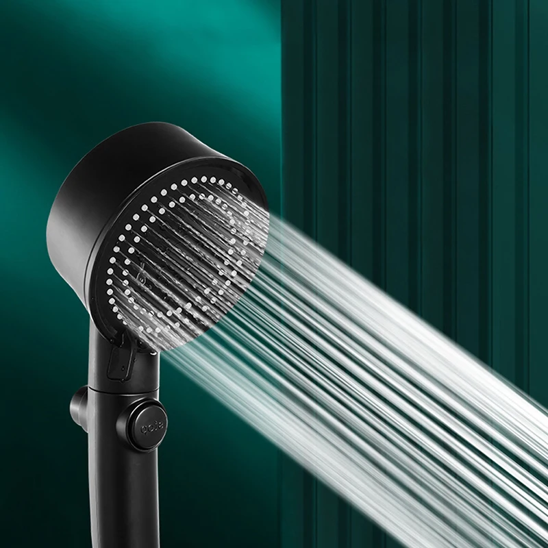 

Adjustable Bath Shower Head High Pressure Water Saving Eco Shower Stop Water Handheld Showerhead Bathroom Accessories