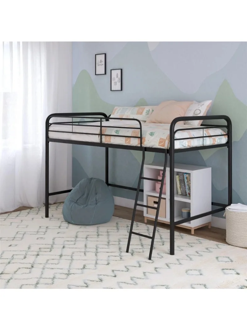 

DHP Jett Junior Twin металлическая Лофт-кровать, черный