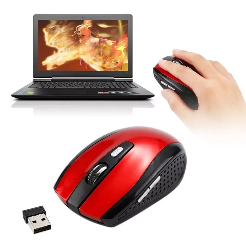 

Factory Direct Selling Raton Gaming 2.4GHz Wireless Mouse USB Receiver Pro Gamer For PC Laptop Desktop Computer Mouse Mice For L