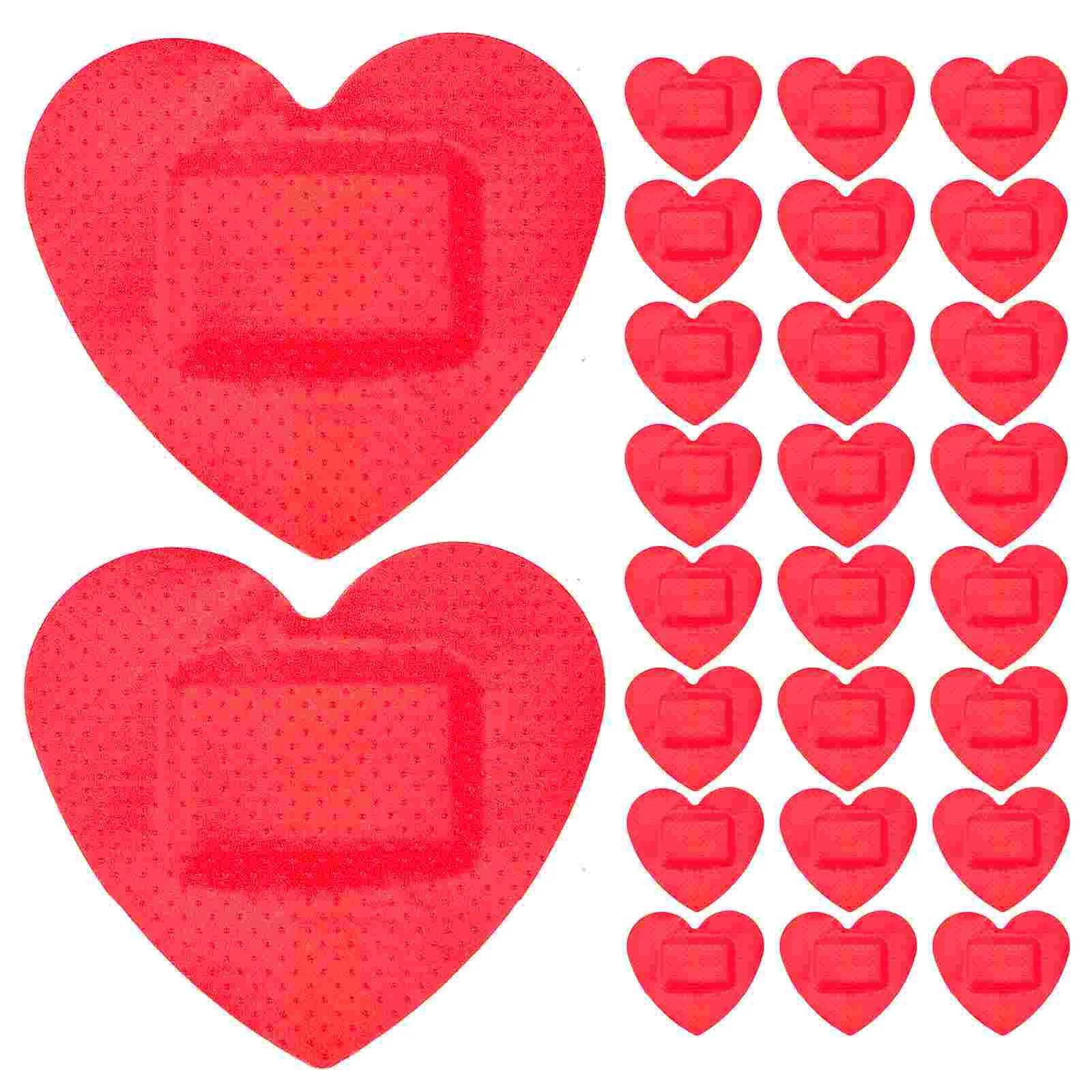 

Bandages Woundadhesive Heart Bandaid Bandage First Hemostatic Shapedaidsstickers Fabric Care Patch Caring Soft Sticker Resistant