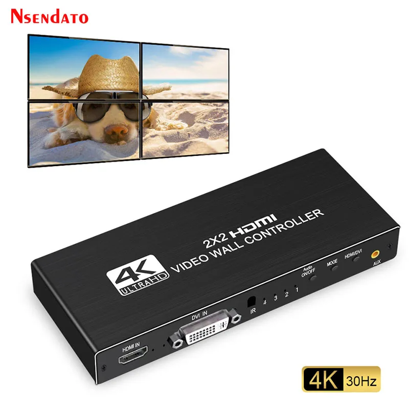 

Настенный видеоконтроллер HDMI 2x2 4K 1080P DVI, настенный видеопроцессор 1X2 1X4 1X3 2X1 3x1 4X1, мульти-видеоэкран, процессор, устройство для сращивания