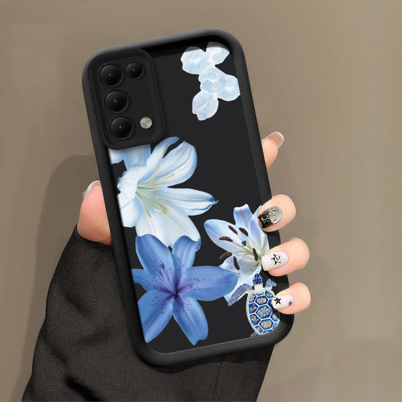 Фото Чехол для телефона с цветочным принтом для Xiaomi Redmi A7 Pro A5 4G Turbo 4 A3 Pro A2 Plus A1+, силиконовый противоударный мягкий чехол из ТПУ №4
