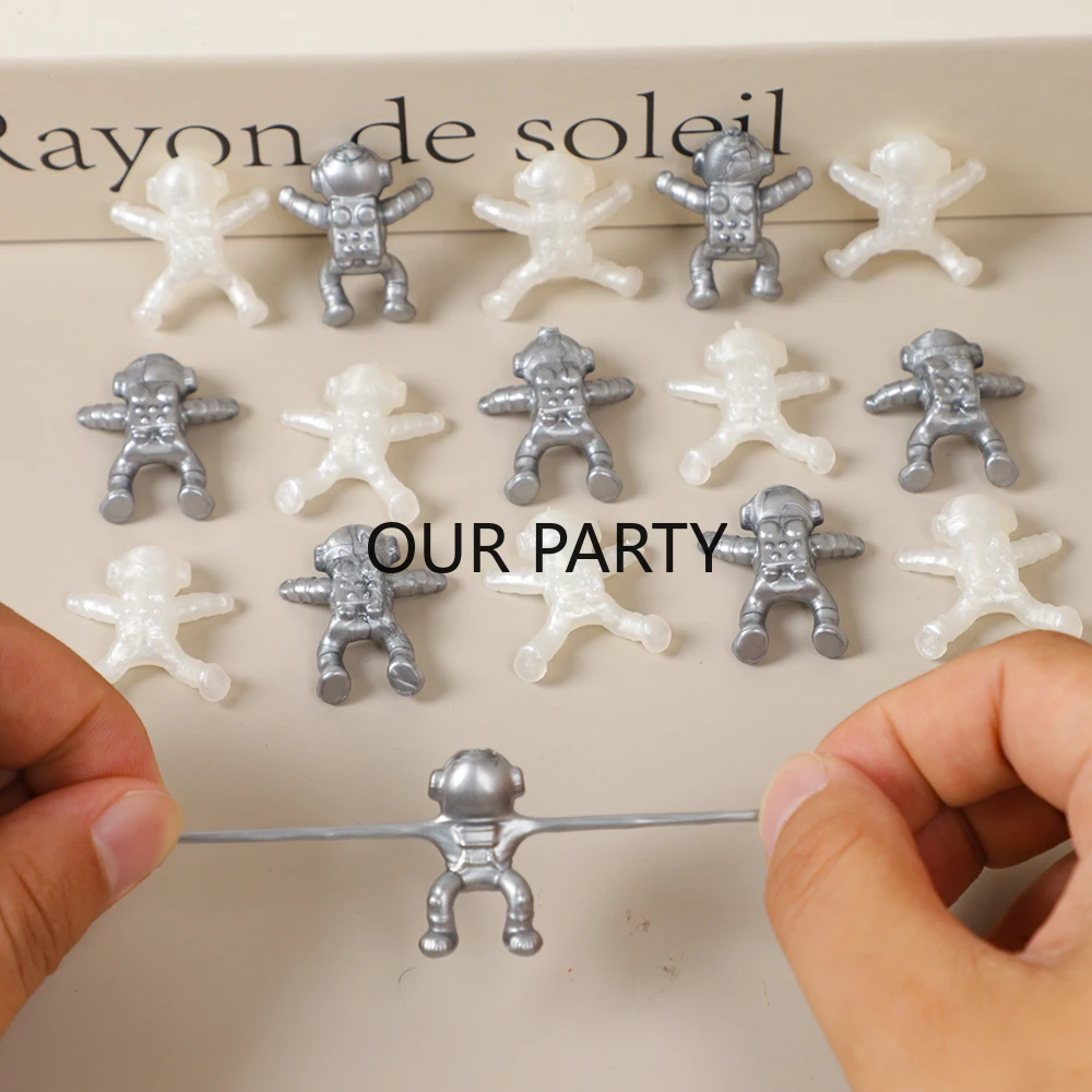 

25 шт., настенные игрушки-альпители, астронавт, силикон