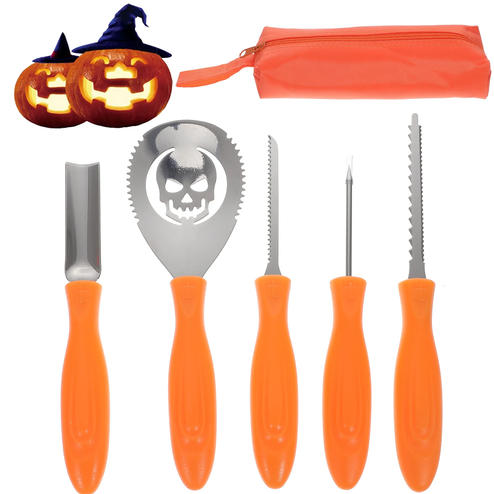 

Pumpkin Carving Tools Kit Cutting Setshape Tool Gutter Stencilkits Supplies Utensils Sculpting 3Dcarver Decorating Carcing