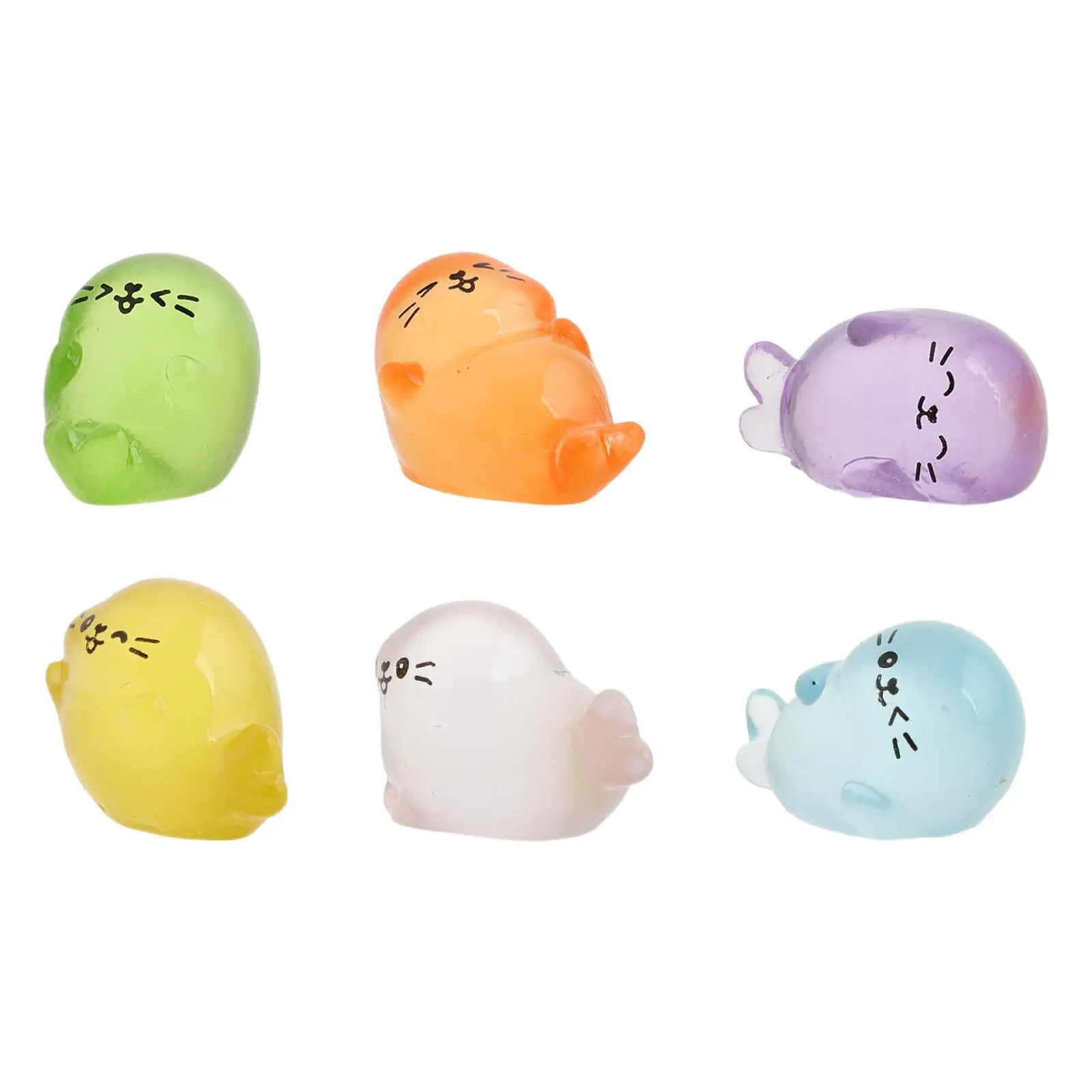 

Мини-фигурки тюленей из смолы