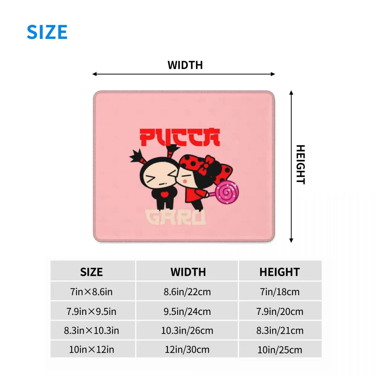 Коврик для мыши Pucca And Garu, компьютерная клавиатура, коврик для мыши, геймерский настольный коврик для ПК, офисные аксессуары, настольные коврики (art.: 3920d391a4e77) - 3920d391a4e77
