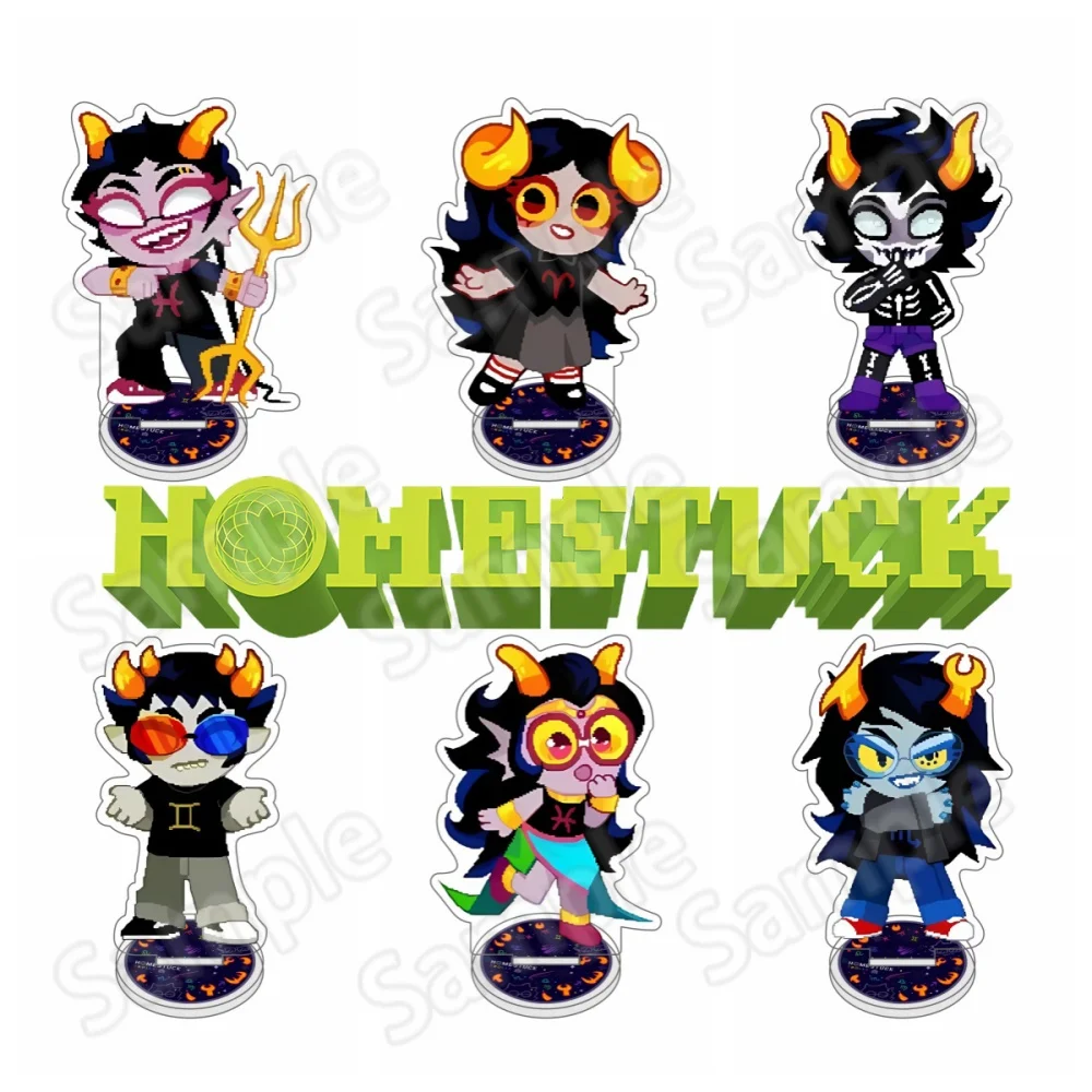 Фото Новая акриловая подставка-брелок Game Homestuck 10 см: Каркат, Вантас, Терези, Пироп, Вриска, Серкет, Гамзее, Макара, Каная. Декор для стола, подарок для фанатов. №1