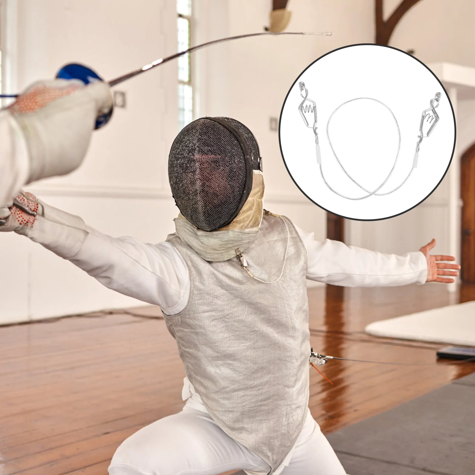 Зажим для головки из фольги аксессуар шнура нержавеющей стали