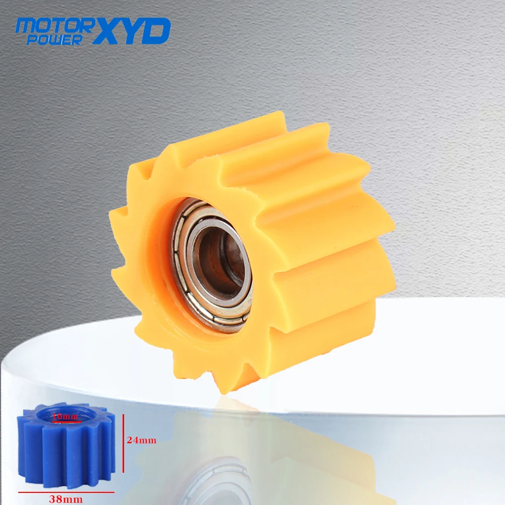 

Мотоциклетный натяжитель ролика шкива 8 мм 10 мм для Yamaha Honda Kawasaki KX KXF 250 250F CR CRF RMZ WR Dirt Bike