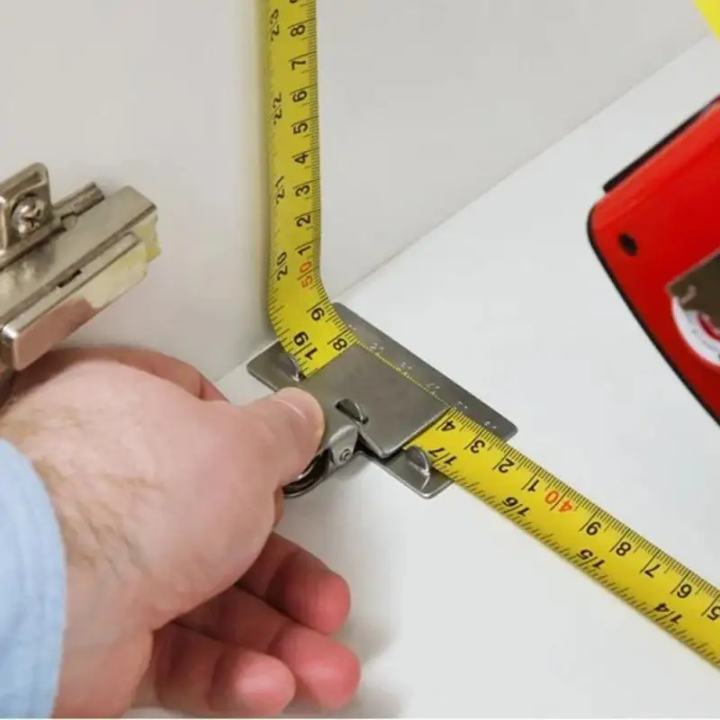 

Metal tape measure clamps clamps precise and clear gauges woodworking positioning accessories wood gauges positioning tools