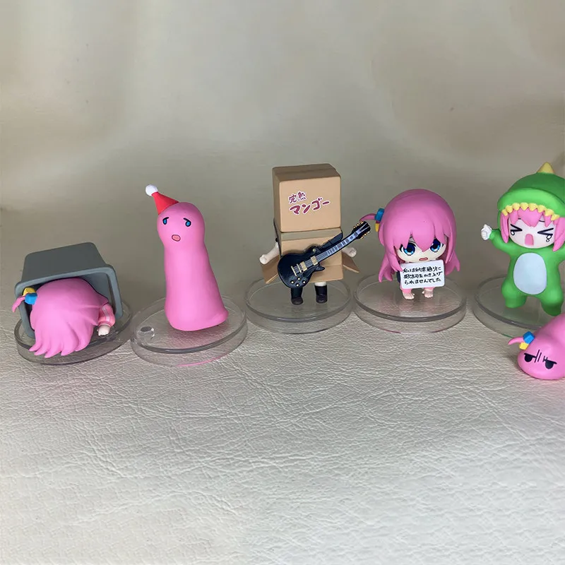 Фото В наличии: Коллекционная фигурка Bushiroad Anime Gashapon Bocchi The Rock, том 2, Хитори Гото, для декора рабочего стола, для коллекционеров №2
