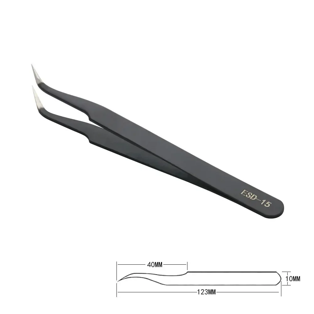 

Антистатические пинцеты из нержавеющей стали ESD