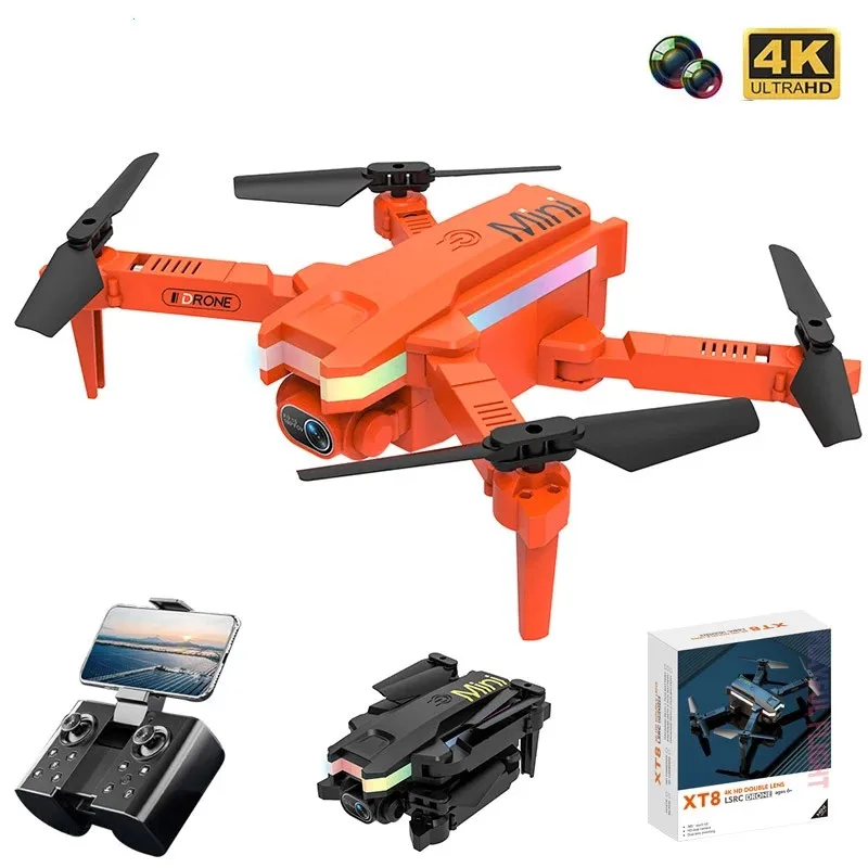 

Квадрокоптер XT8 складной с HD-камерой, Wi-Fi, FPV