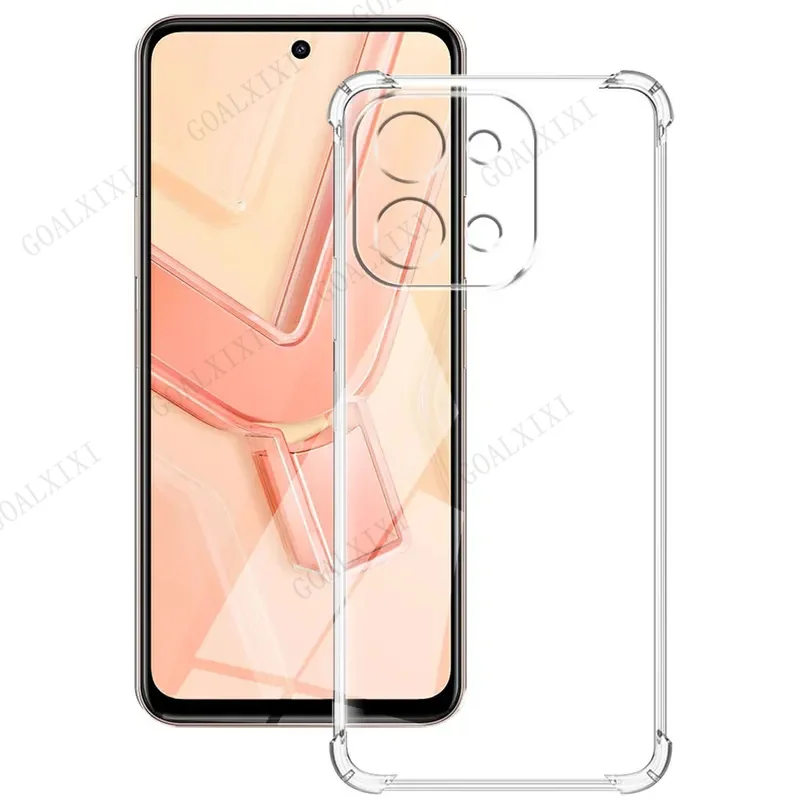 Фото Для Vivo Y28 4G Чехол V2352 Прозрачный противоударный силиконовый мягкий чехол для телефона Vovo Y36i Y36 i 5G Y28 Y 28 VivoY28 Защитная задняя крышка №2