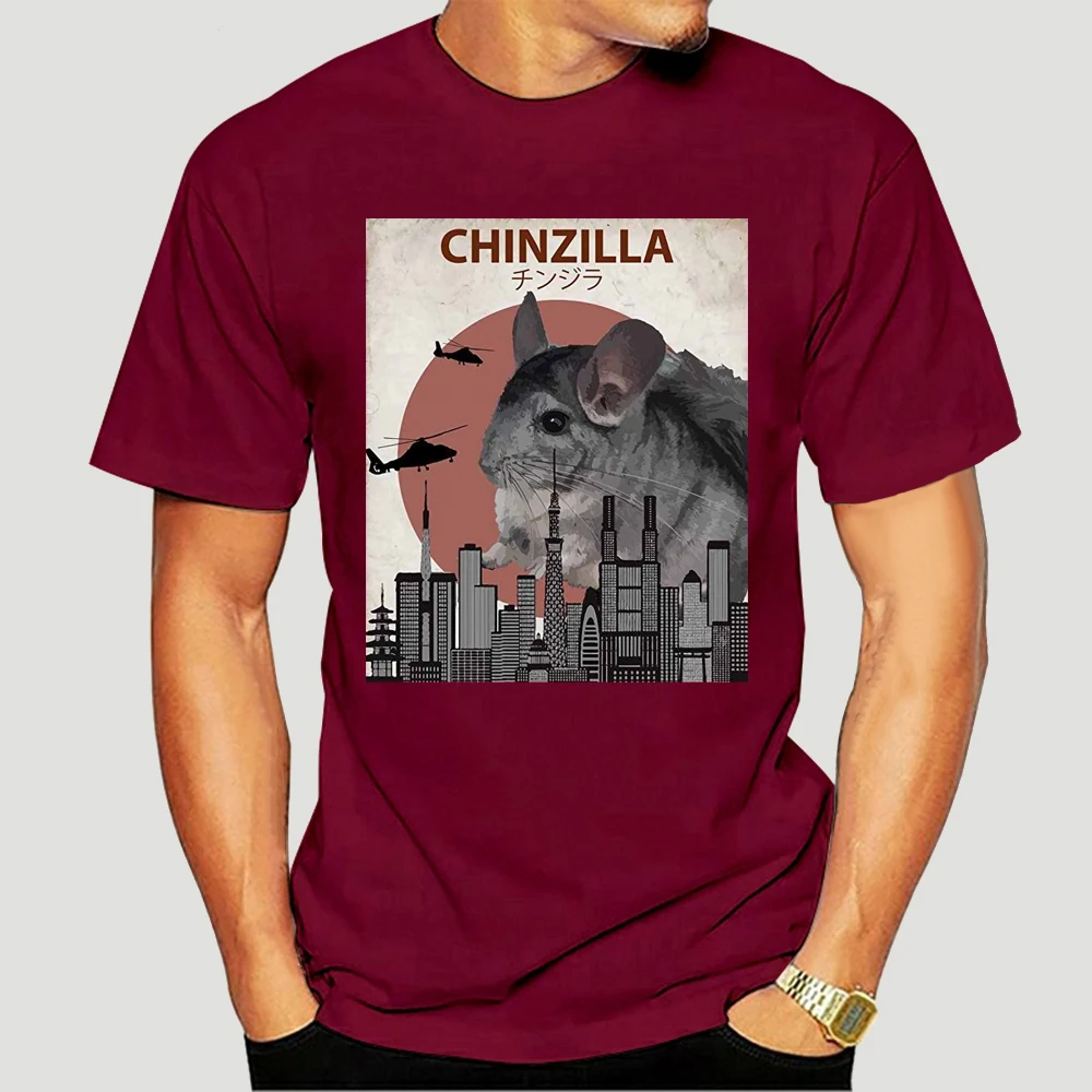 Лидер продаж 2019 модная футболка Chinzilla из 100% хлопка веселая женская 5162X для